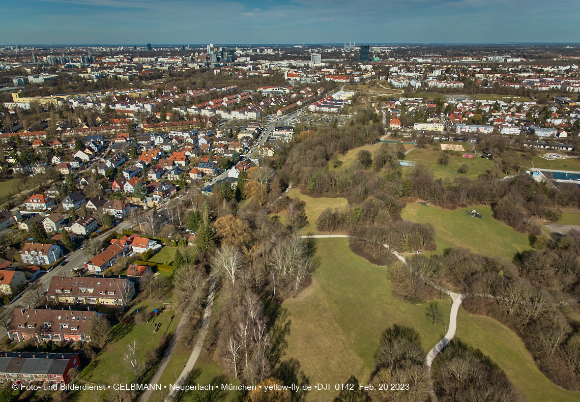 20.02.2023 -  der verschwundene Hachinger Bach in Neuperlach und Berg am Laim